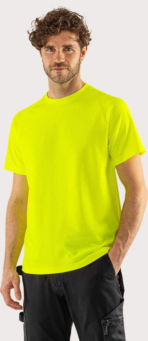 Tekninen T-paita – 7555 GPIN - Neonkeltainen