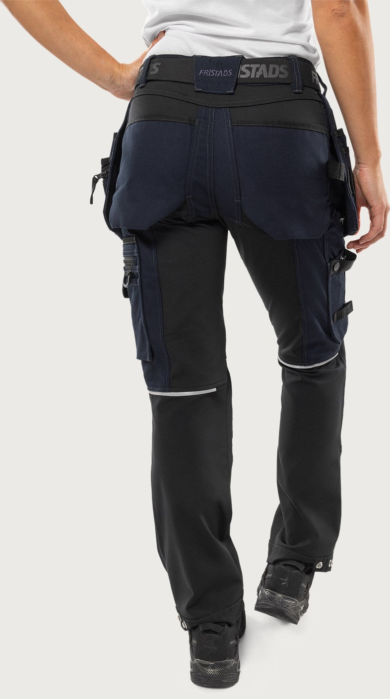 Naisten rakentajan stretch housut – 2533 GCYD - Navysininen