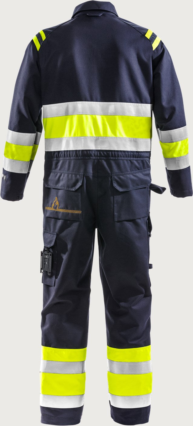 Palosuojattu huomioumpihaalari, luokka 1 – Flamestat 8174 ATHS - Neonkeltainen/Tummansininen