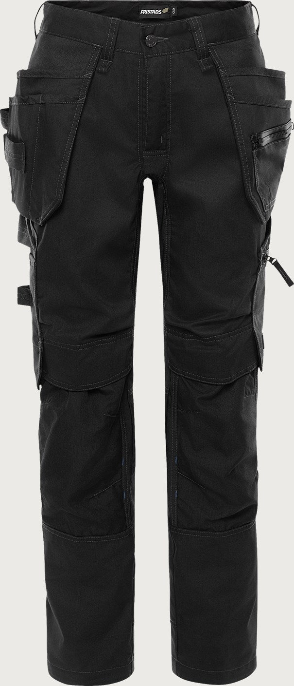 Naisten rakentajan stretch housut – 2901 GWM - Musta