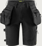 Naisten Flex rakentajan stretch shortsit – 2804 GHST - Musta