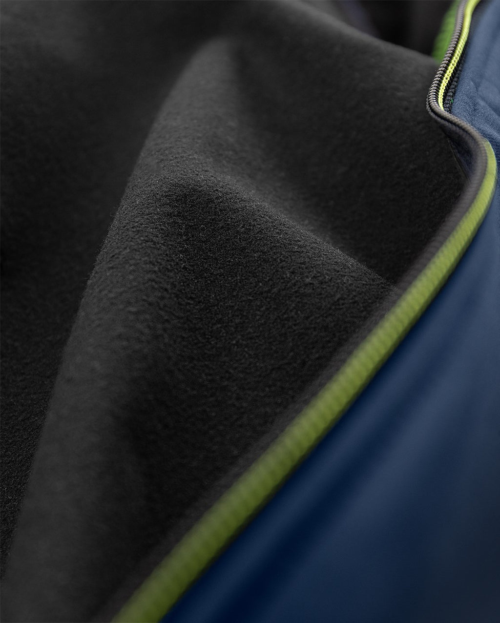 Hupullinen softshell takki – 4655 GBF - Tummansininen/Neonkeltainen