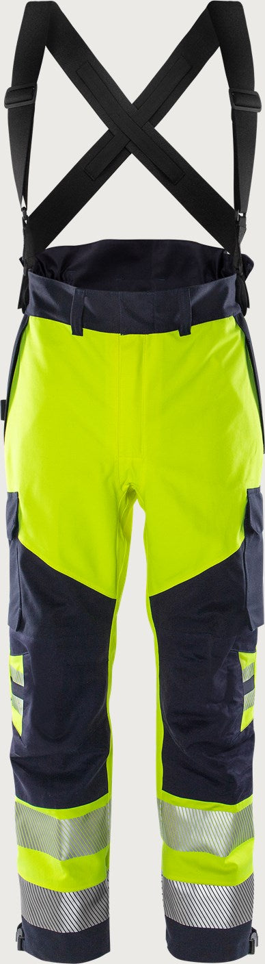 Palosuojatut huomiokuorihousut, luokka 2 – Airtech® 2525 ATHR - Neonkeltainen/Tummansininen