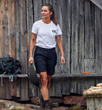 Zircon outdoor stretch shortsit naisten - Musta