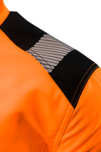 Hi Vis huomiotakki, heijastava, joustava kangas, oranssi