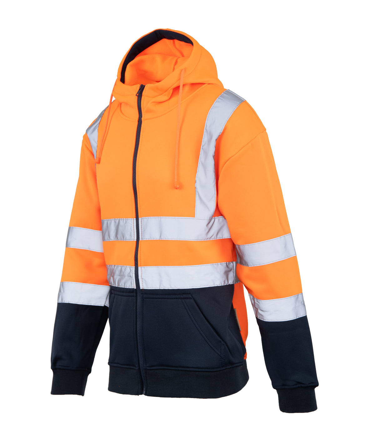 Hi Vis huomiocollege, heijastava, tummansininen alaosa - Oranssi/tummansininen