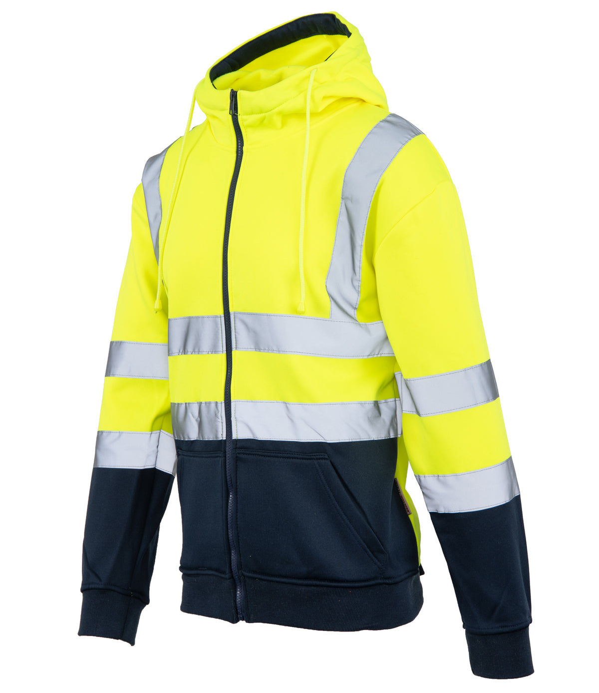 Hi Vis huomiocollege, heijastava, tummansininen alaosa - Keltainen/tummansininen