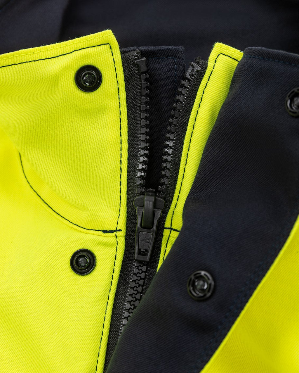 Palosuojattu stretch huomiotakki, luokka 3 – Flamestat 4160 ATHF - Neonkeltainen/Tummansininen