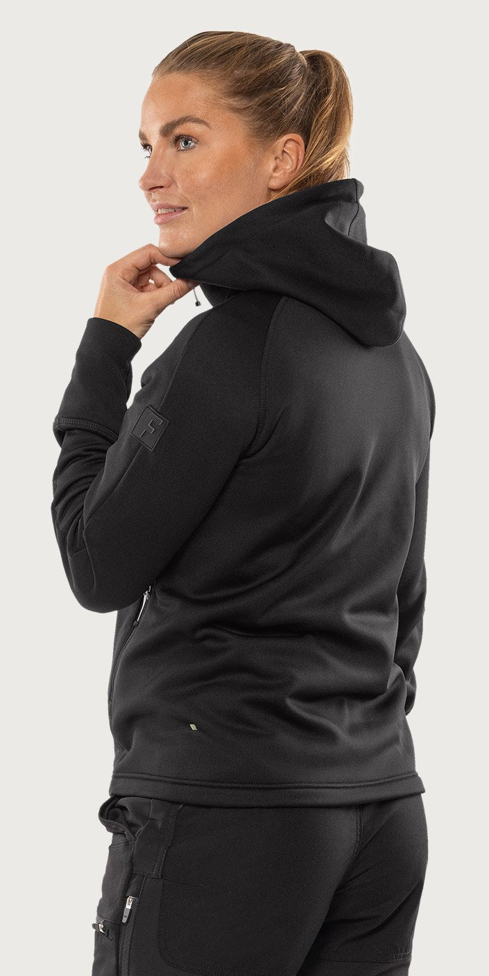 Cobalt Polartec® power stretch® huppari naisten - Musta