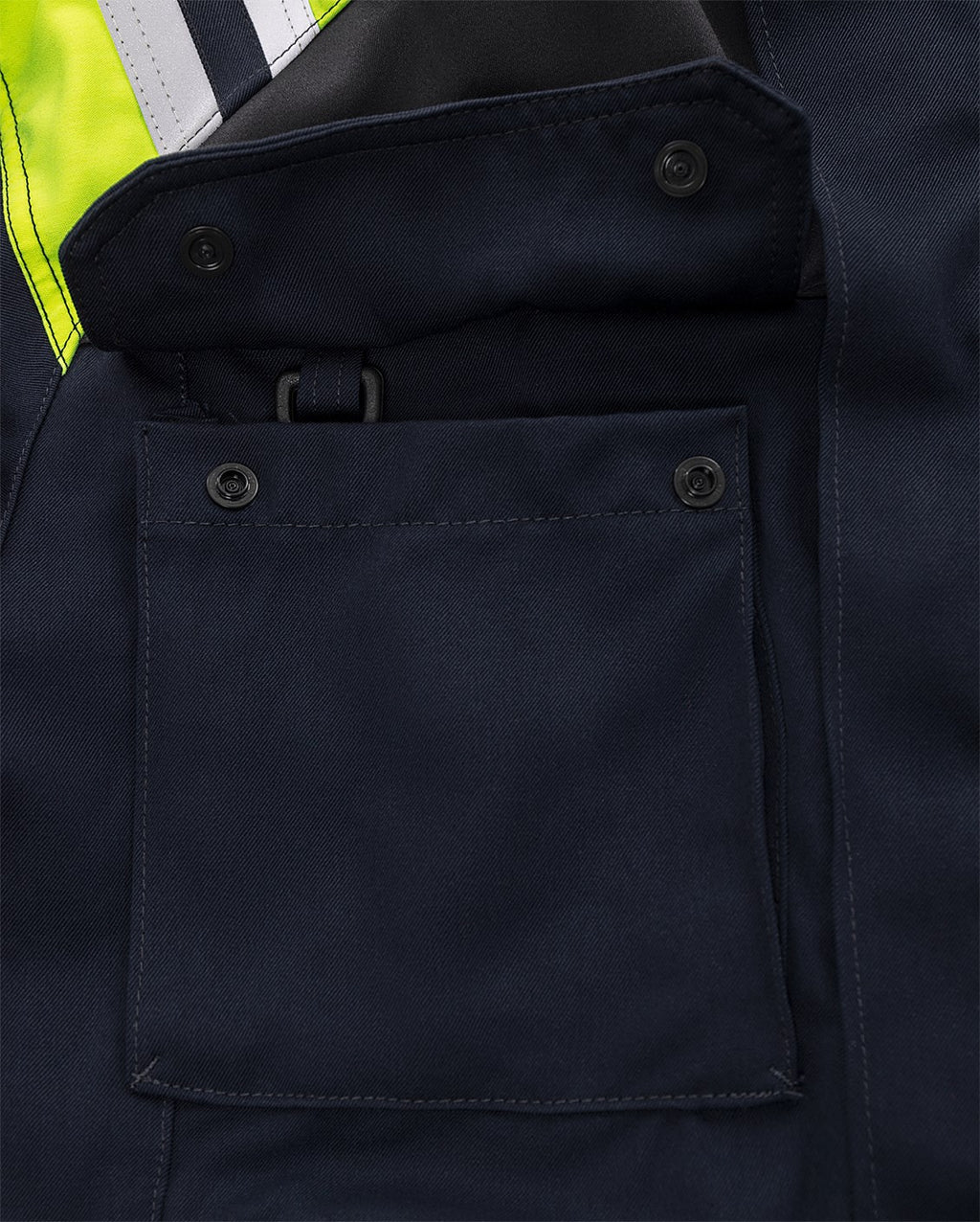 Palosuojattu takki – Flamestat 4965 MFA - Tummansininen/Neonkeltainen