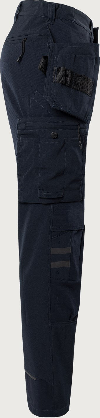 Rakentajan stretch housut – 2596 LWS - Navysininen