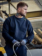 Palosuojattu stretch collegepaita – Flamestat 7180 MFRN - Navysininen