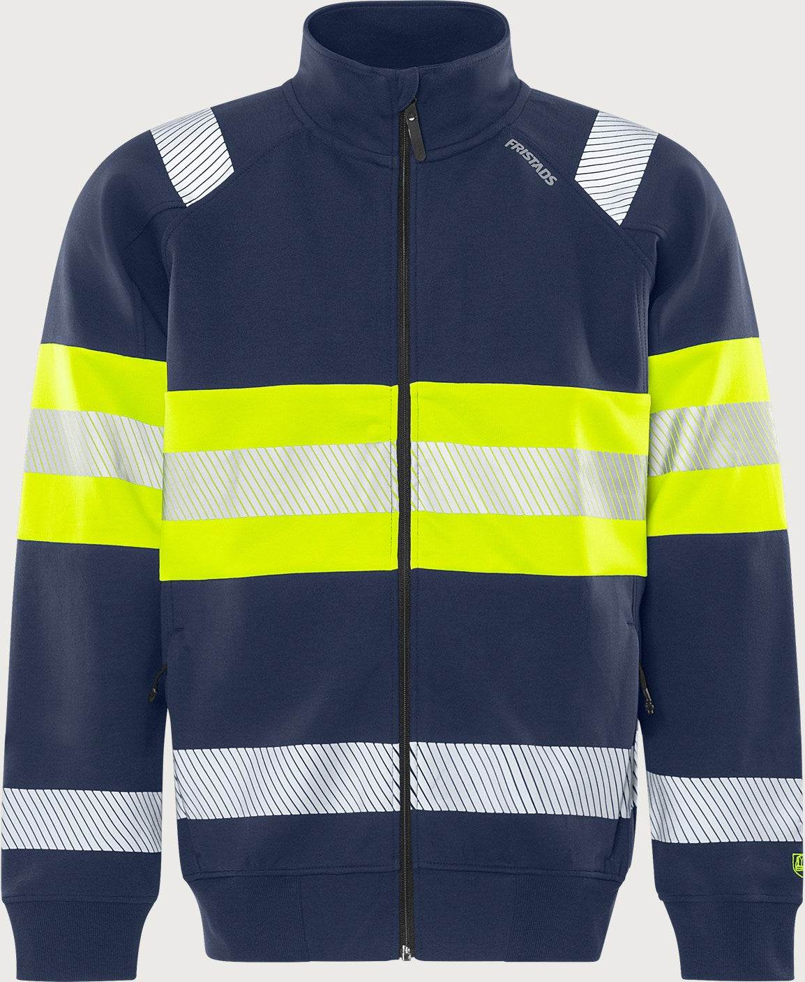Huomiocollegetakki, luokka 1 – 7531 GKC - Neonkeltainen/Tummansininen