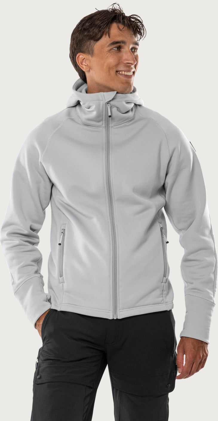 Cobalt Polartec® power stretch® huppari - Vaaleanharmaa