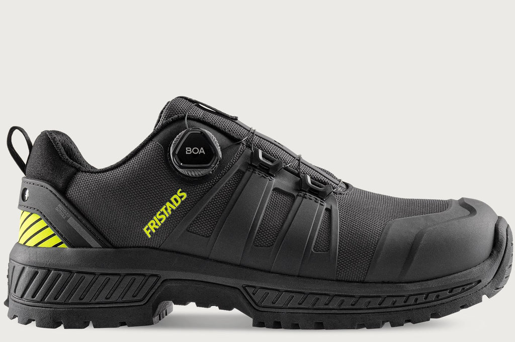 ComfortStep turvakenkä S3S Matala - Antrasiitinharmaa/Neonkeltainen