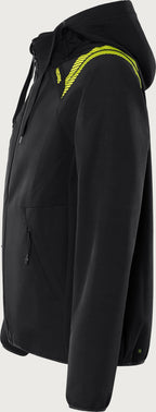 Hupullinen softshell takki – 7461 GBON - Musta