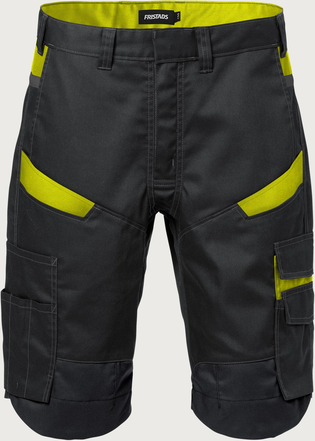 Shortsit – 2562 STFP - Musta/Neonkeltainen