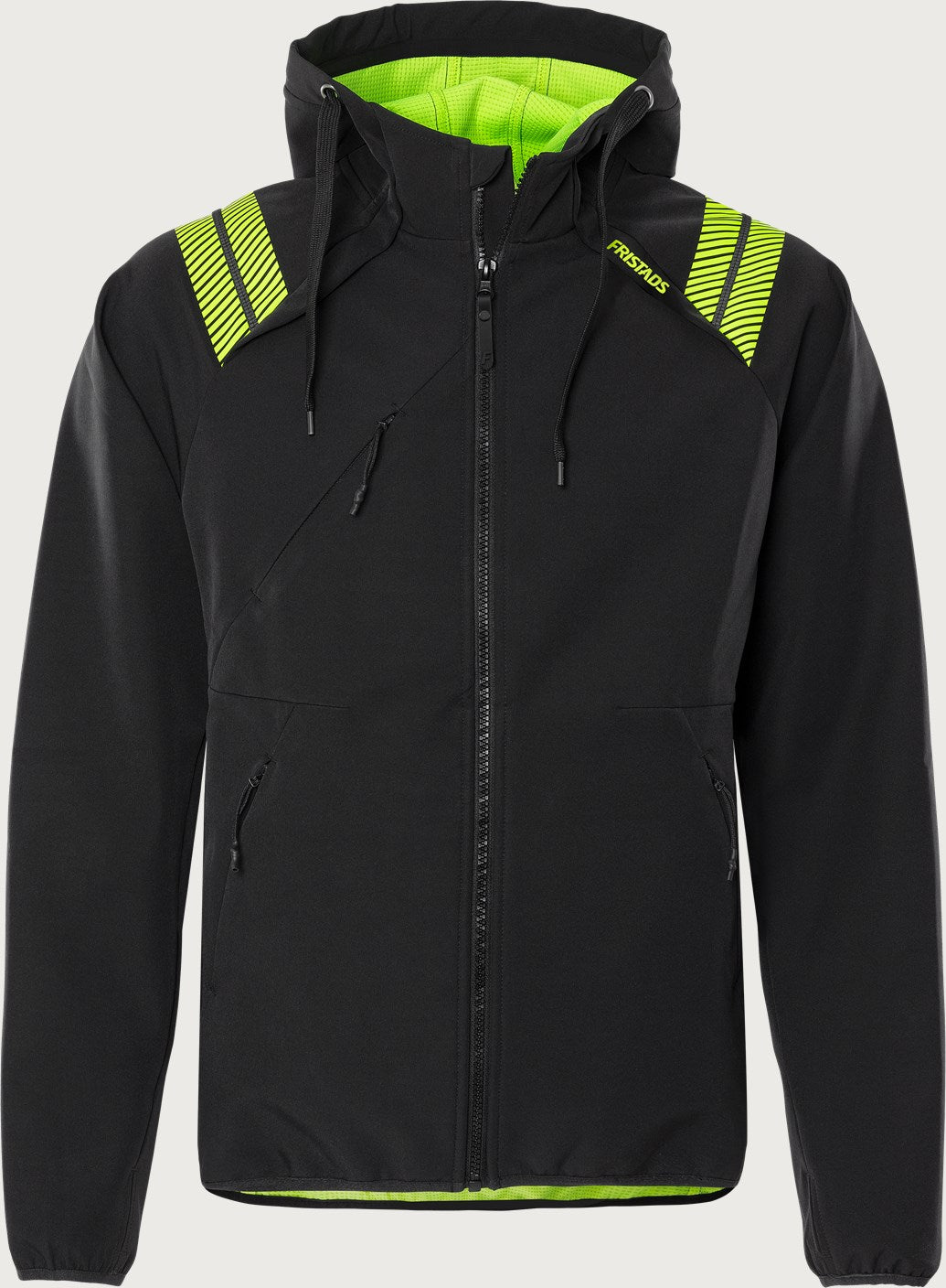 Hupullinen softshell takki – 7461 GBON - Musta