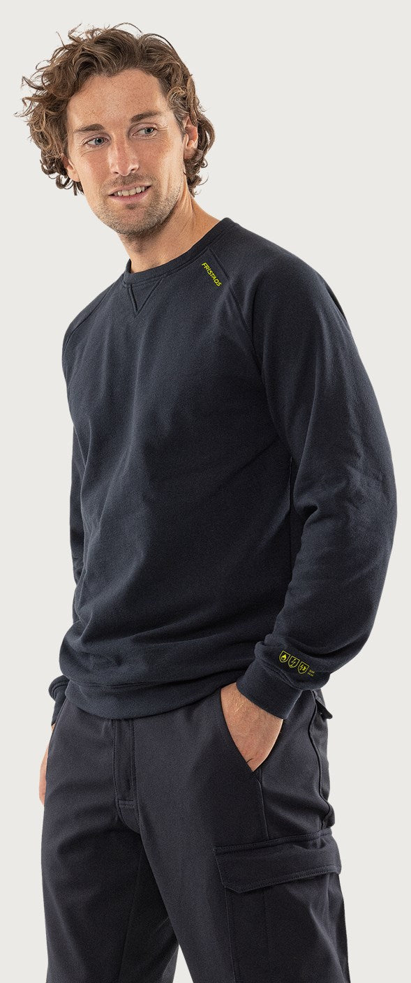 Palosuojattu stretch collegepaita – Flamestat 7180 MFRN - Navysininen