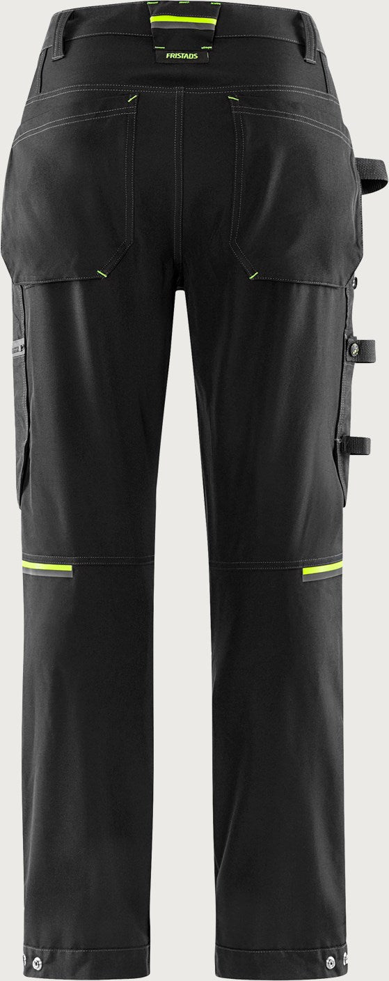 Naisten rakentajan stretch housut – 2802 GHST - Musta