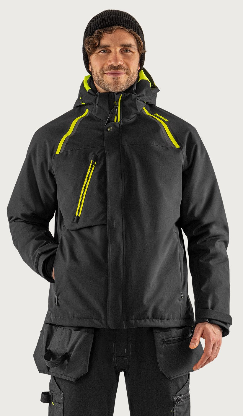 PrimaLoft® stretch talvitakki – 4873 GLPS - Musta