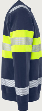 Huomiocollegepaita, luokka 1 – 7530 GKC - Neonkeltainen/Tummansininen