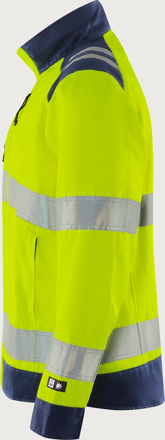 Naisten huomiotakki, luokka 3 – Green 4068 GPLU - Neonkeltainen/Tummansininen
