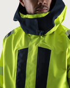 Palosuojattu huomiokuoritakki, luokka 3 – Flamestat GORE-TEX PYRAD® 4095 GXE - Neonkeltainen/Tummansininen