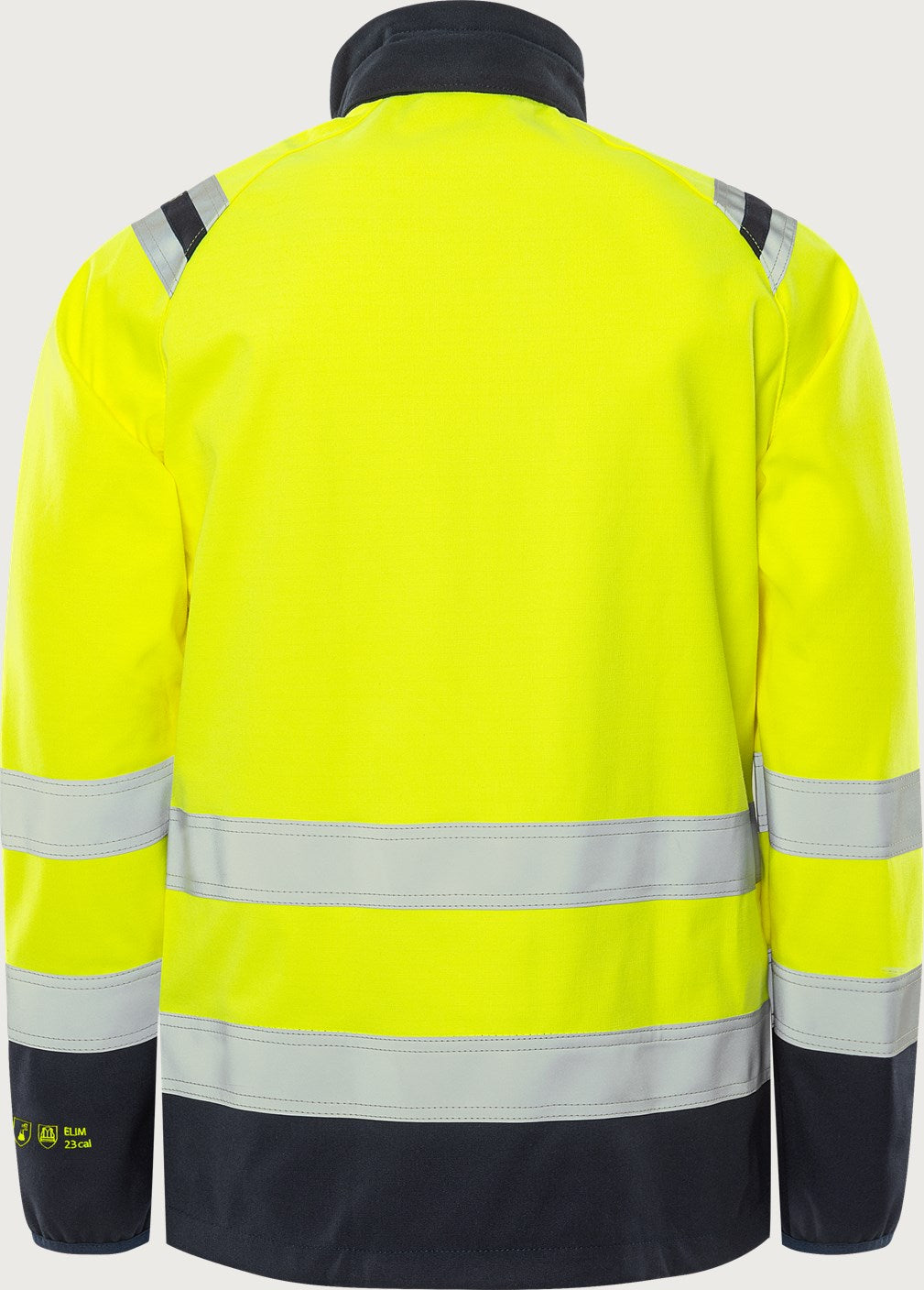 Palosuojattu softshell takki, luokka 3 – Flamestat 4016 FSS - Neonkeltainen/Tummansininen