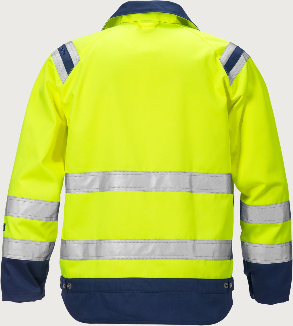 Huomiotakki, luokka 3 – 4026 PLU - Neonkeltainen/Tummansininen