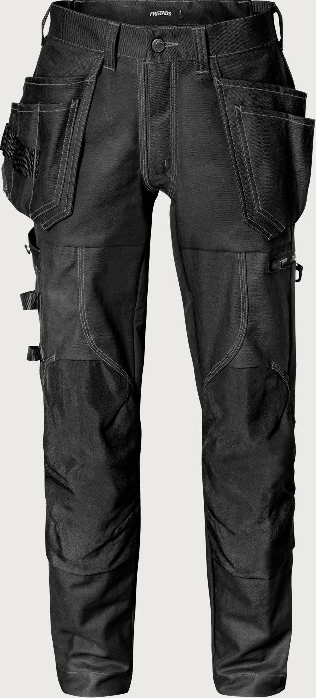 Rakentajan stretch housut – 2604 FASG - Musta