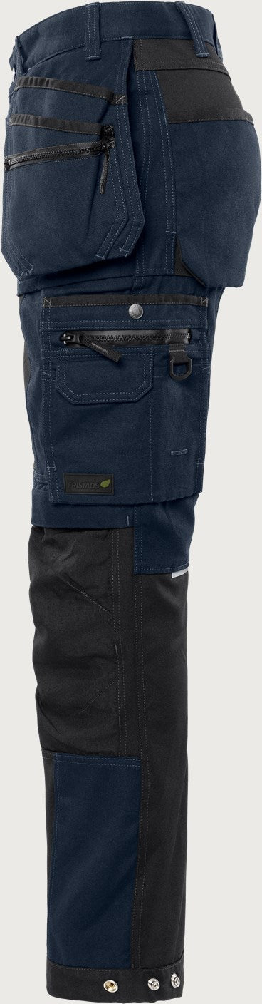 Rakentajan stretch housut – Green 2530 GCYD - Navysininen