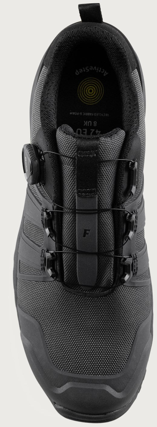 ComfortStep turvakenkä S3S Matala - Antrasiitinharmaa/Neonkeltainen