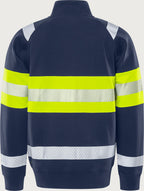 Huomiocollegetakki, luokka 1 – 7531 GKC - Neonkeltainen/Tummansininen