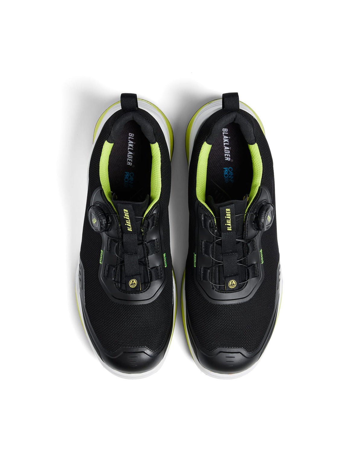 Blåkläder 2486 - Black/Lime green / Musta/Limenvihreä