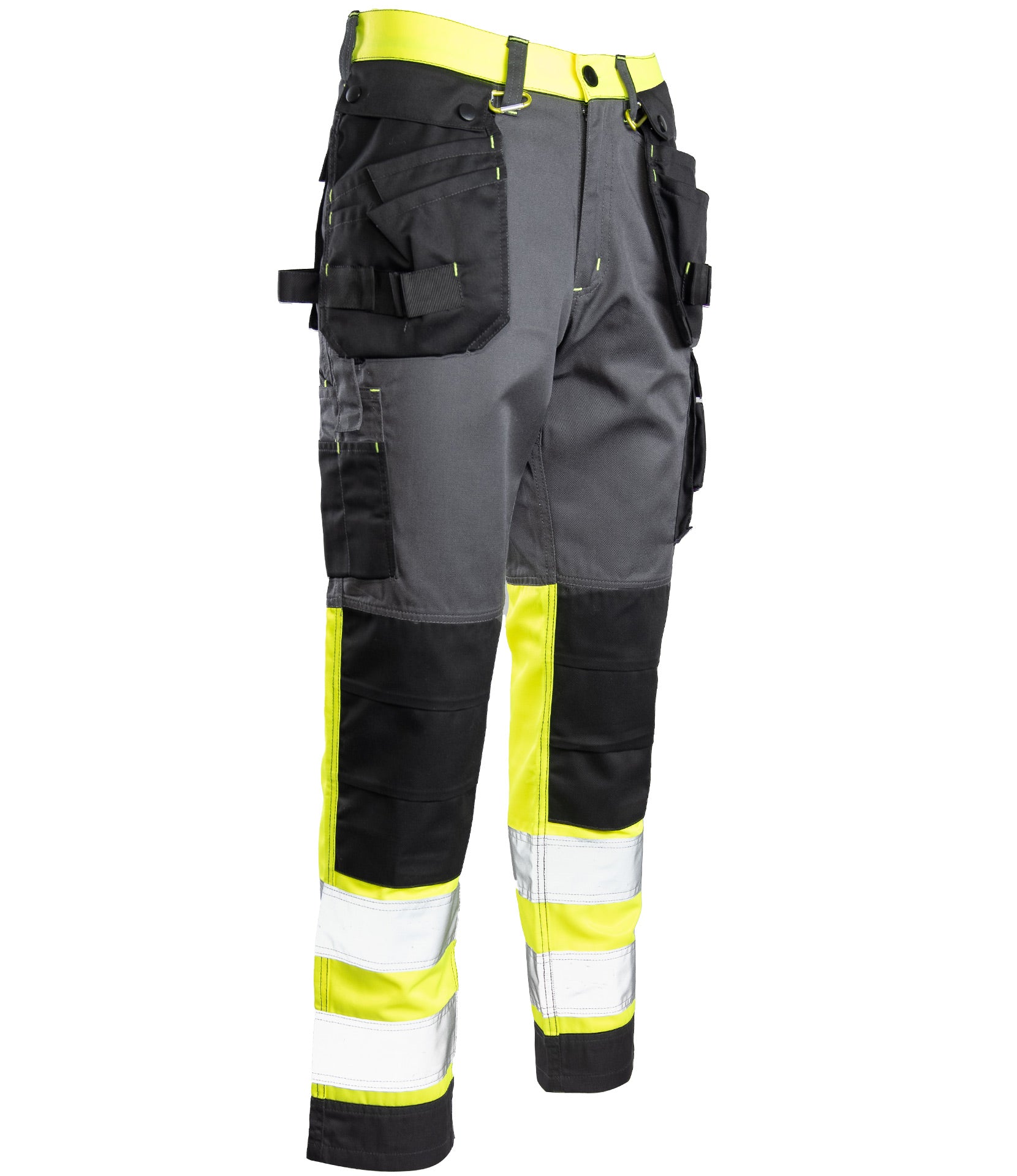 Työhousut Seven Kings SKF01Y, teräs/keltainen