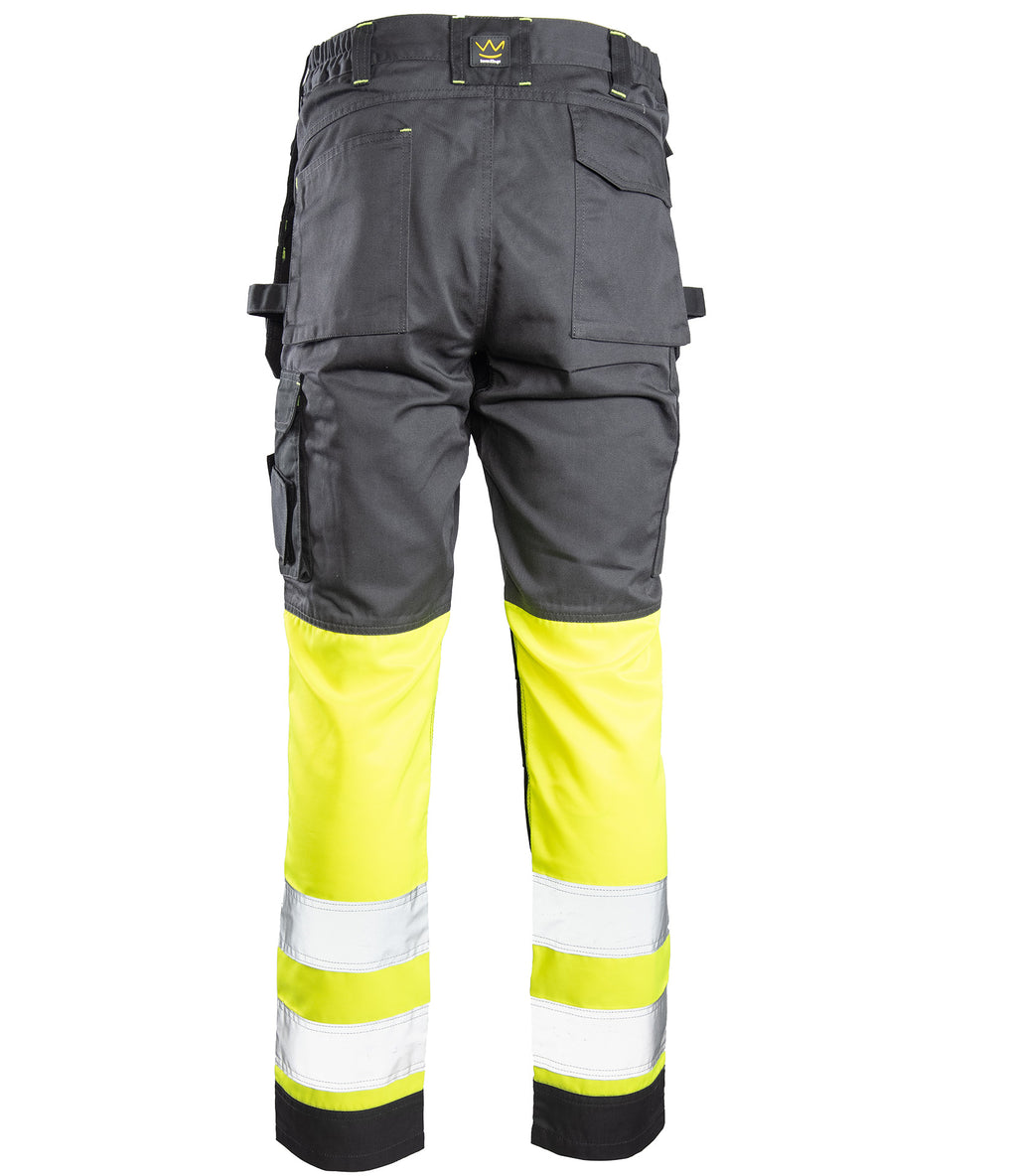 Työhousut Seven Kings SKF01Y, teräs/keltainen