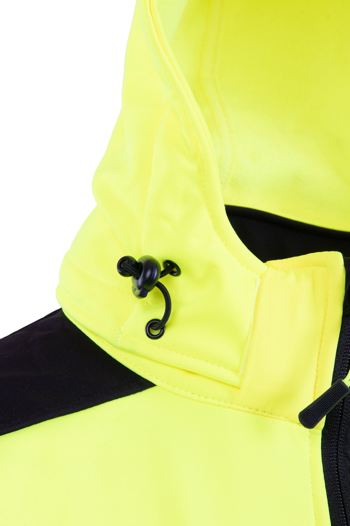 Hi Vis huomiotakki, softshell, heijastava, keltainen