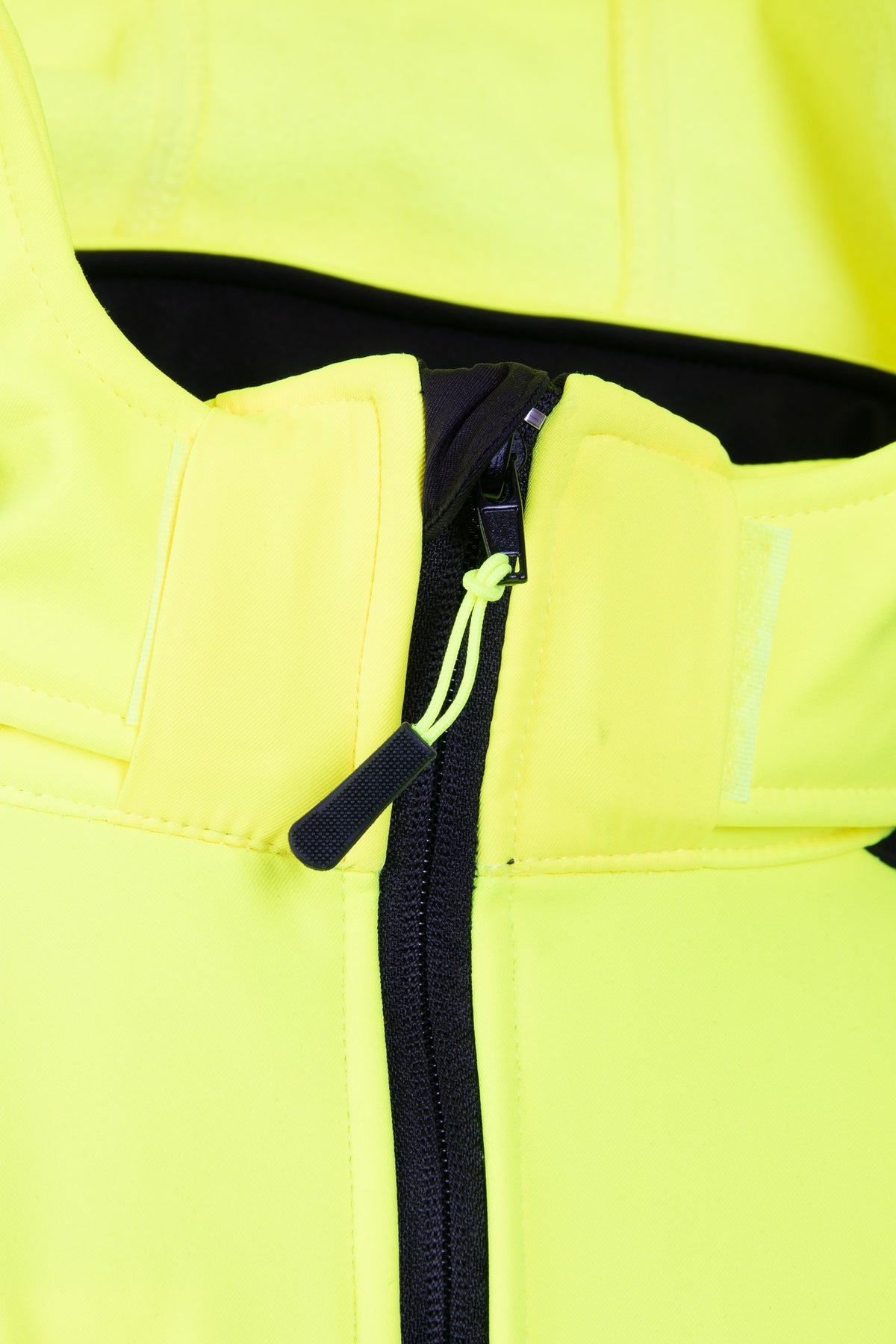 Hi Vis huomiotakki, softshell, heijastava, keltainen