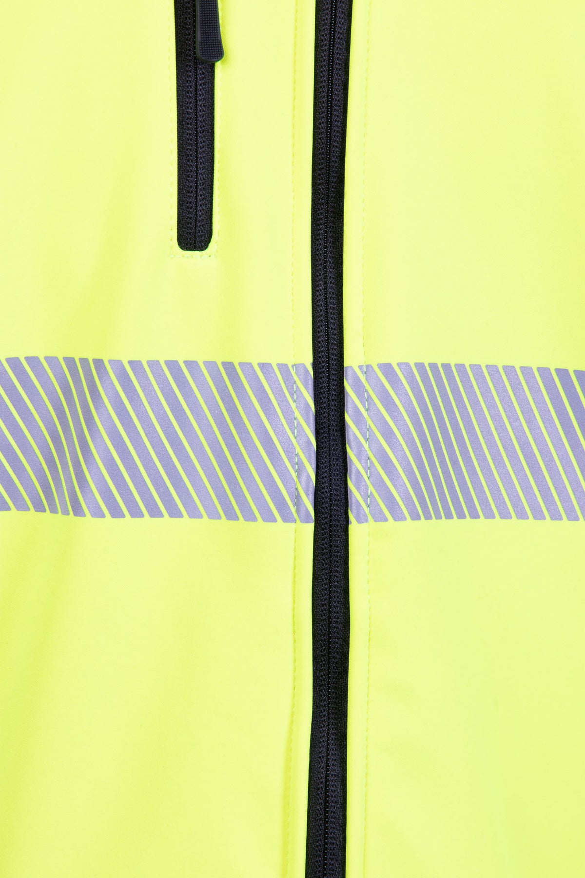 Hi Vis huomiotakki, softshell, heijastava, keltainen