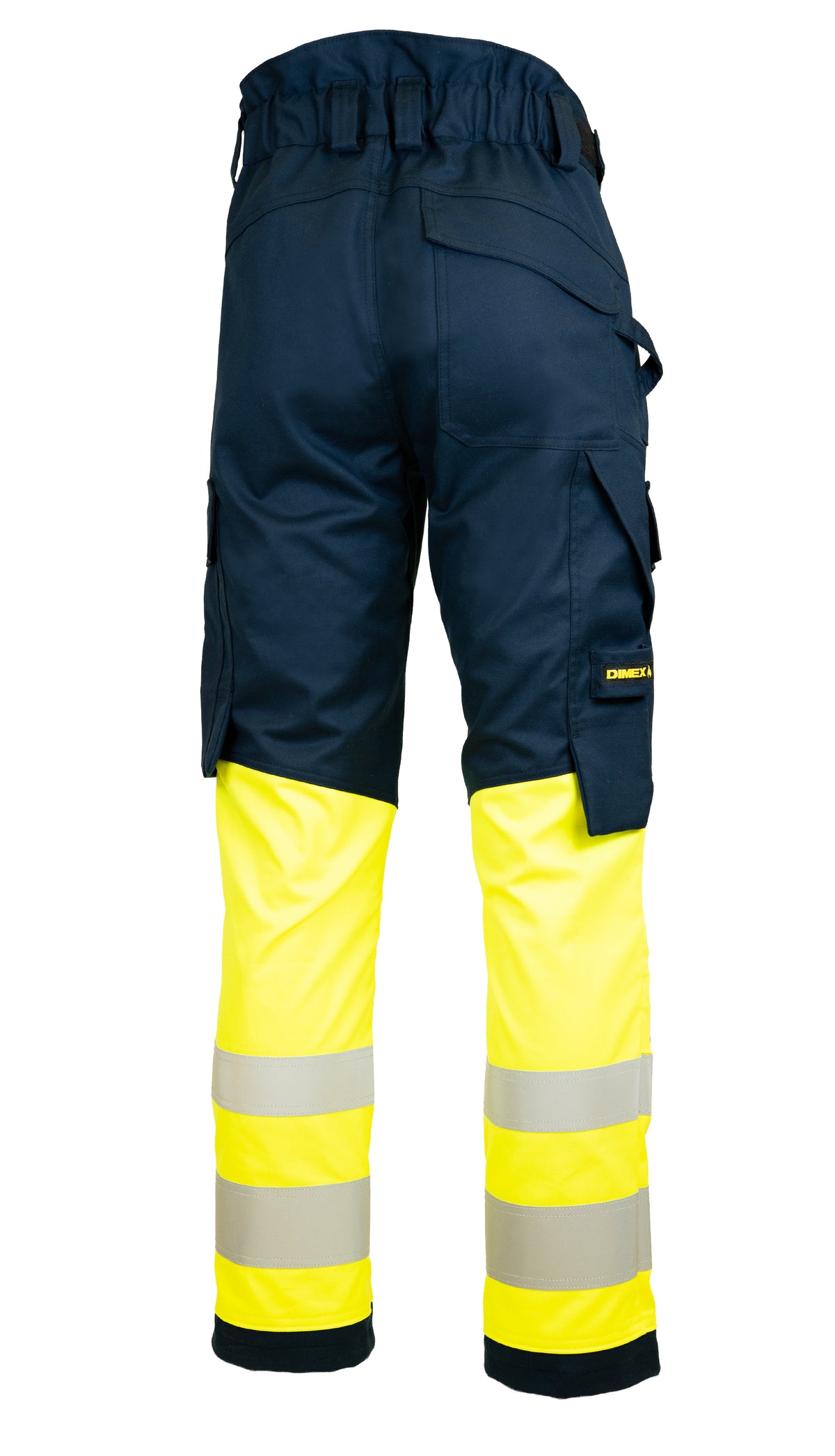 MultiStretch Inherent housut – 6453 - Tummansininen/HV-keltainen
