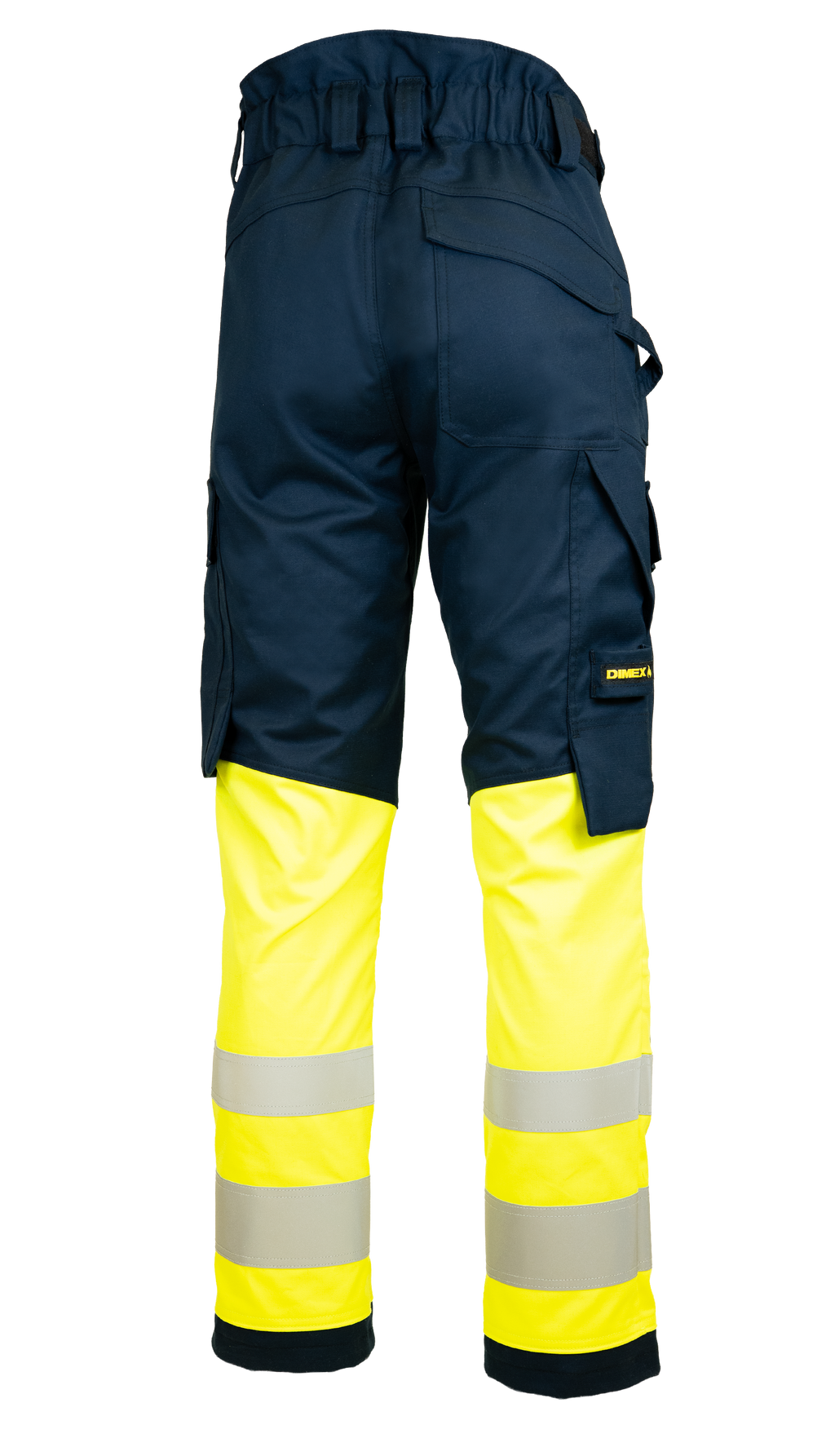 MultiStretch Inherent housut – 6453 - Tummansininen/HV-keltainen