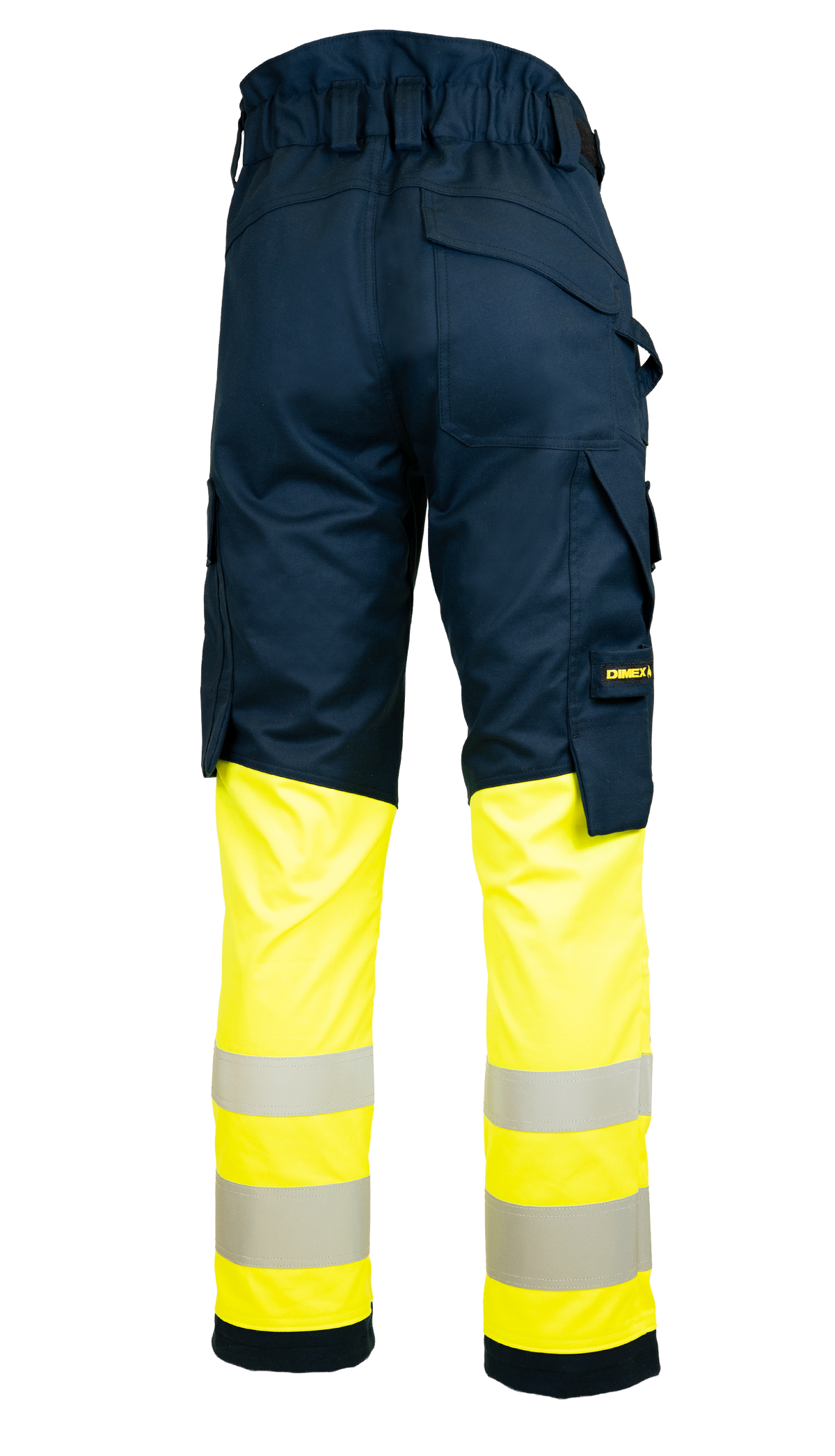 MultiStretch Inherent housut – 6453 - Tummansininen/HV-keltainen