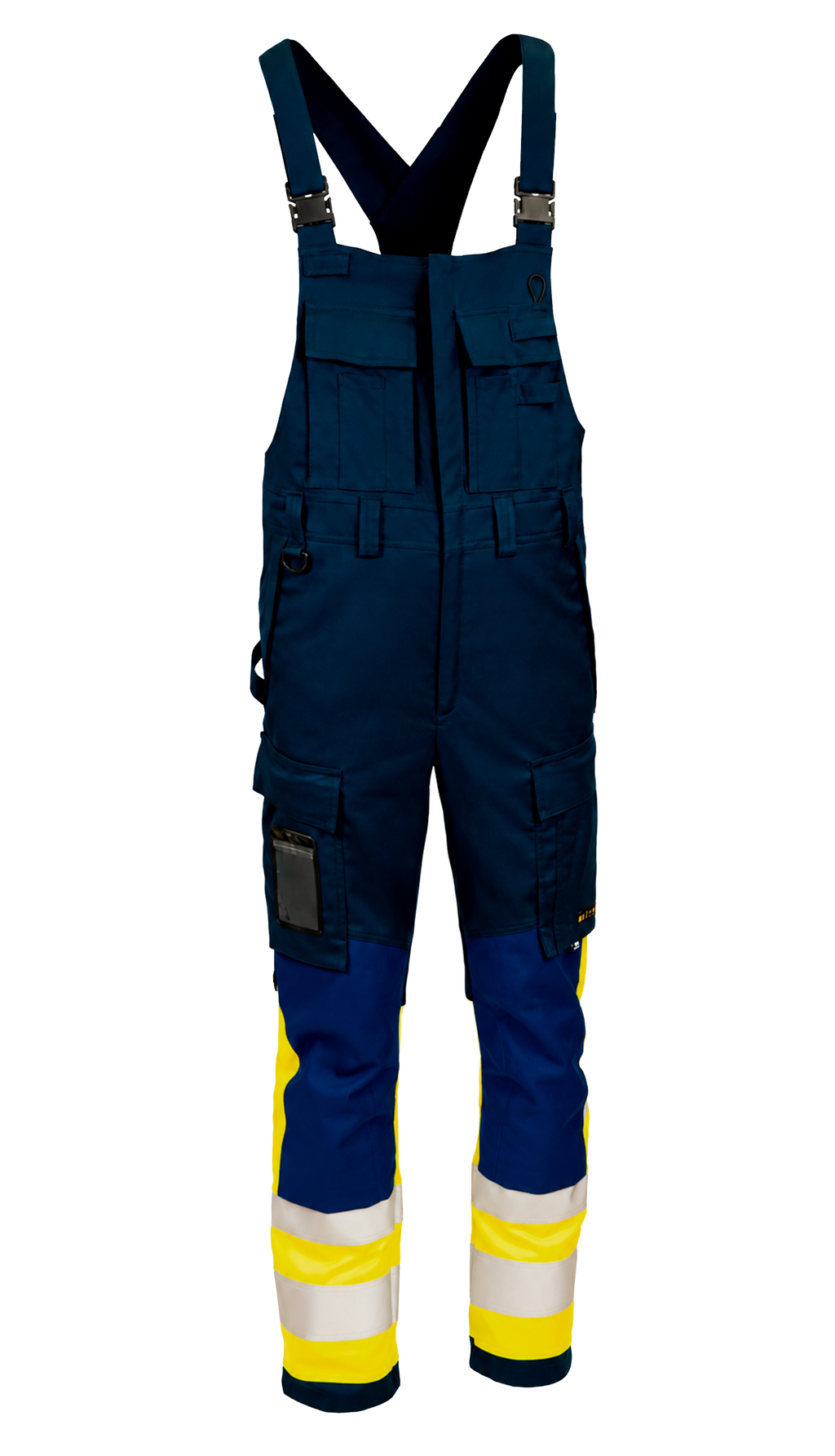 MultiStretch Inherent avohaalari – 6457 - Tummansininen/HV-keltainen