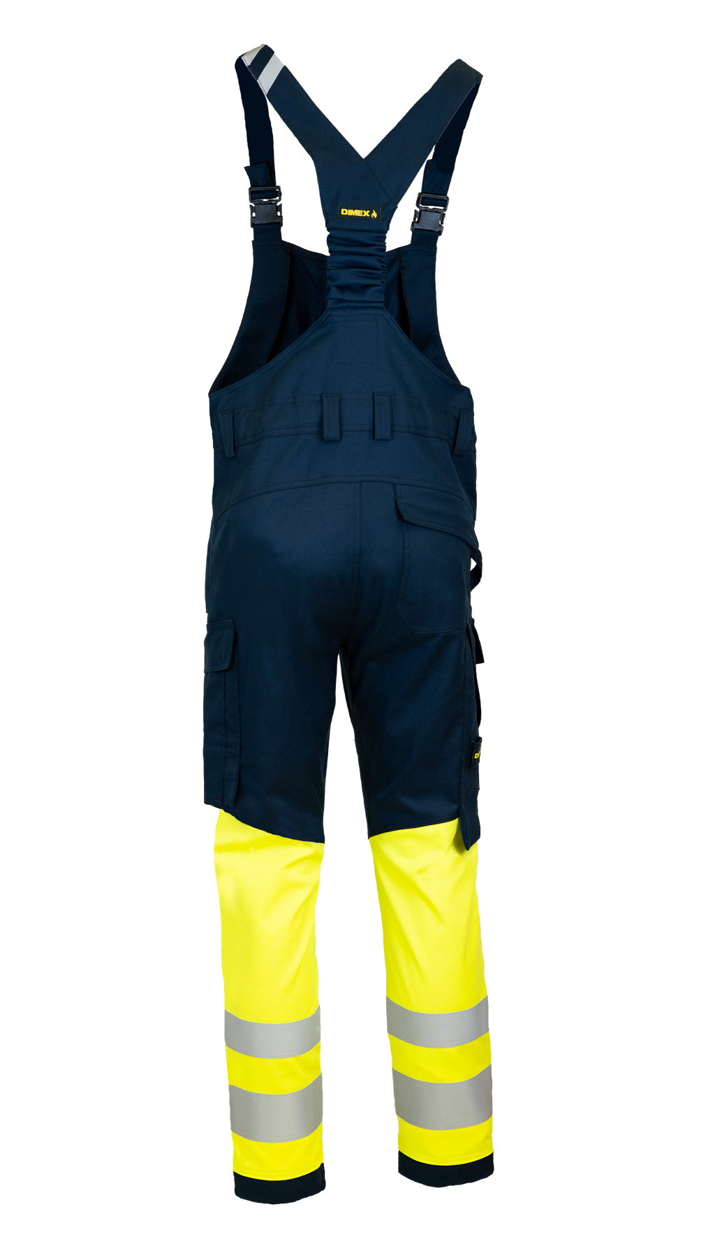 MultiStretch Inherent avohaalari – 6457 - Tummansininen/HV-keltainen